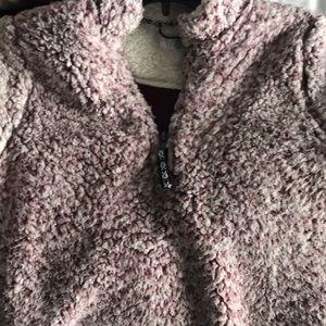 Pink/purple fleece sweater